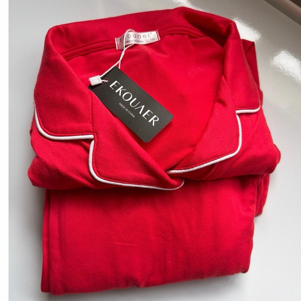 Red kids pajama kids size 12-13 NEW NWT Christmas pjs
